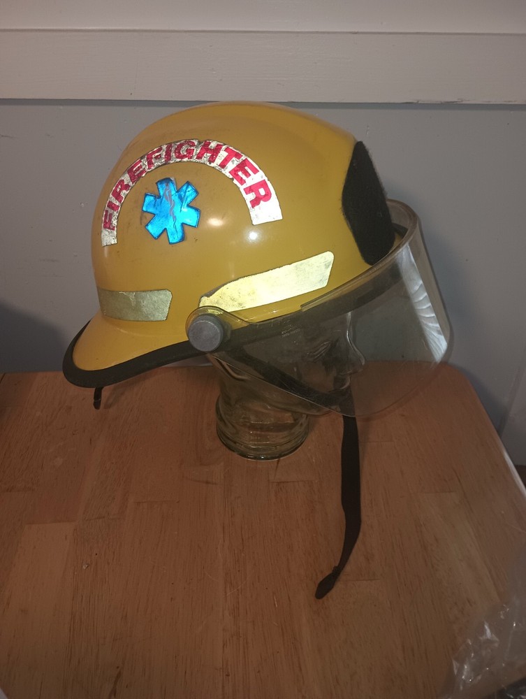 Defender Fire Helmet with Shield. Model P