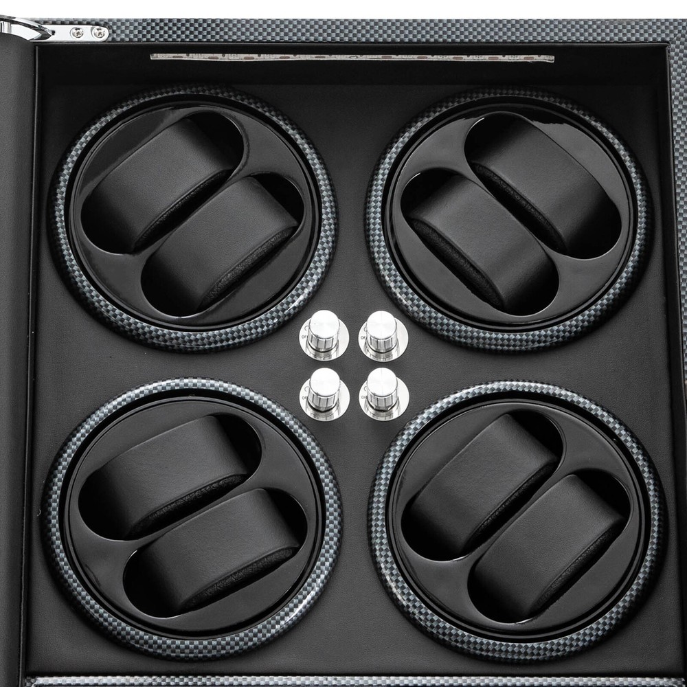 LED Light Automatic Watch Winder Box Display Storage Case 8+5 Watch Winder Box