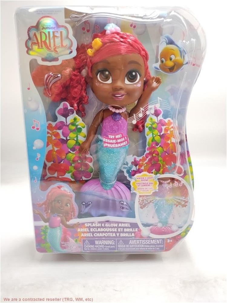 Disney Junior Splash & Glow Ariel Doll SEE DETAILS