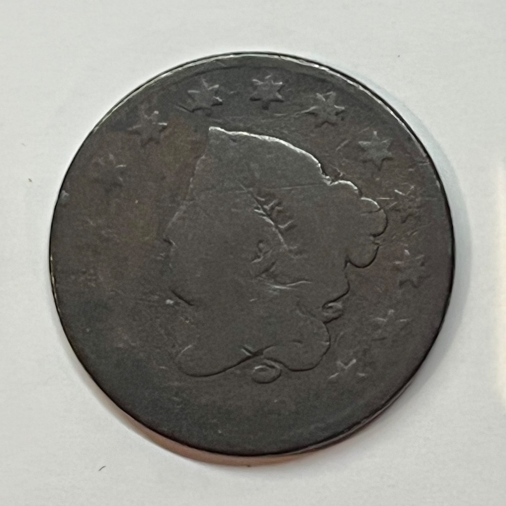 1828 Large Cent, Coronet Head, Copper - #LC128