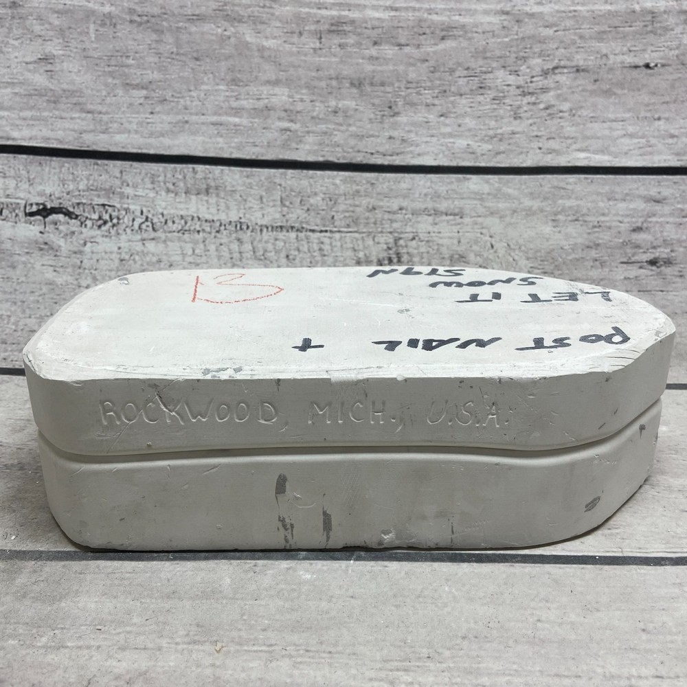 Clay Magic Ceramic Casting Mold Post Nail+ Let It Show Sign #2741