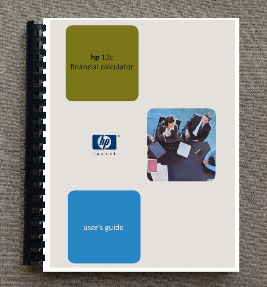 HP-12C Calculator user's guide manual