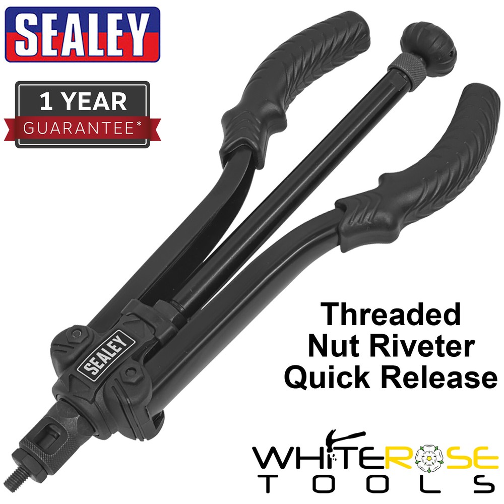 Sealey Threaded Nut Riveter Medium Arm Quick Release Rivnut Rivet Nut M3-M12