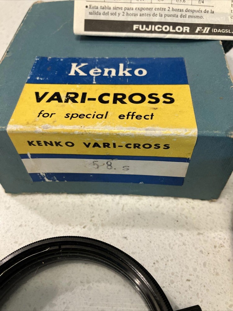 Kenko 58s VARI-CROSS Lens Filter Japan