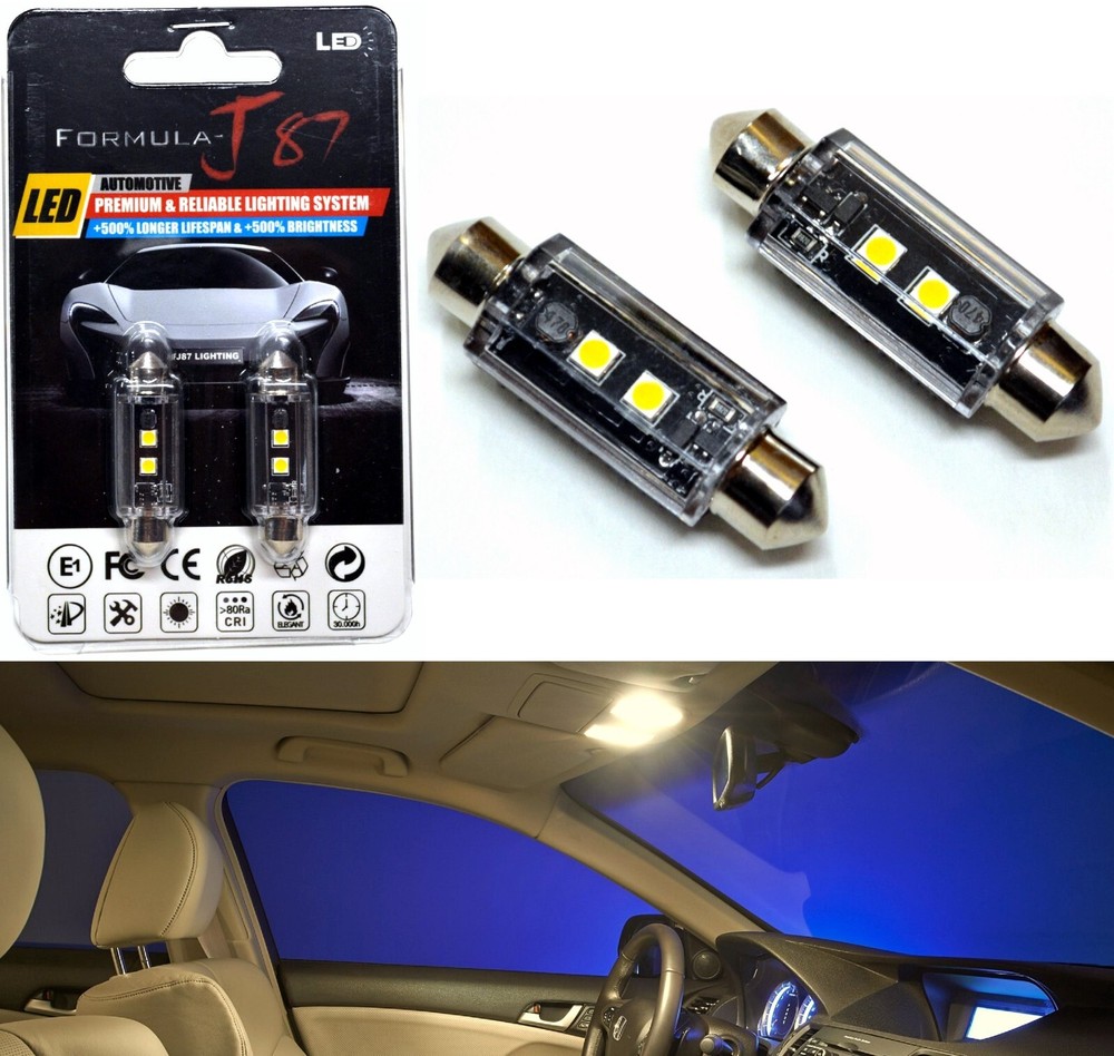LED Light Canbus Error Free 211-2 5W Warm White Two Bulb Interior Dome Lamp OE