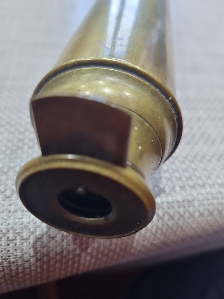 Victorian Bronzed Single Draw Telescope With Age Related Condition