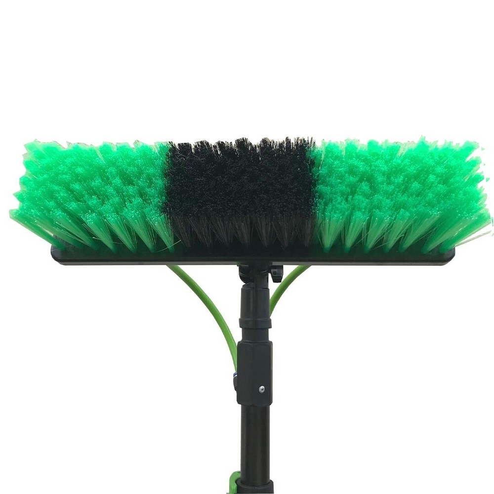 20FT Water Fed Pole Kit Window & Solar Panel Cleaning Brush and Pole Washer Tool