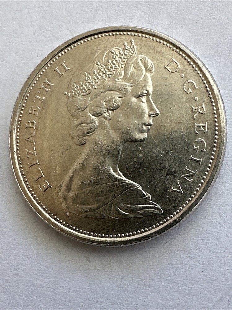 CANADA 1965 Silver Coin 50 Cents