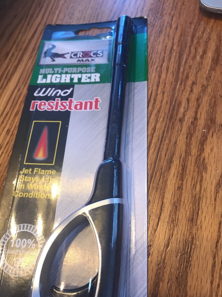 Crocs Max Wind Resistant Jet Flame Stays Lit Multi Purpose Lighter Ships N 24h