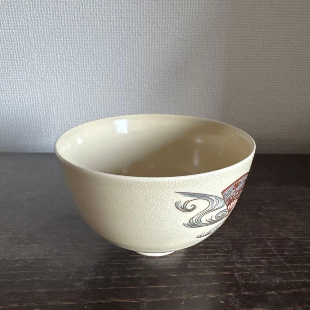 Tea Utensils Matcha with pattern