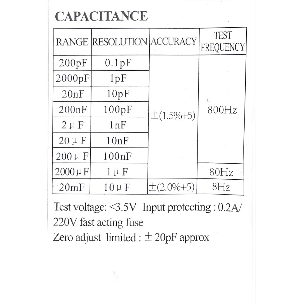 A6013L Measure Inspect Capacitance Meters Capacitance Tester