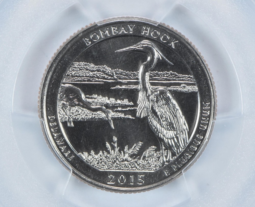 2015-P Washington Quarter ATB Bombay Hook MS67 PCGS