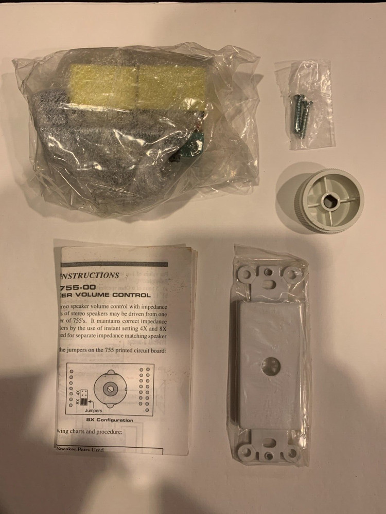 Xantech 755W-00 White Match Maker Speaker Volume Control 2 Available NEW