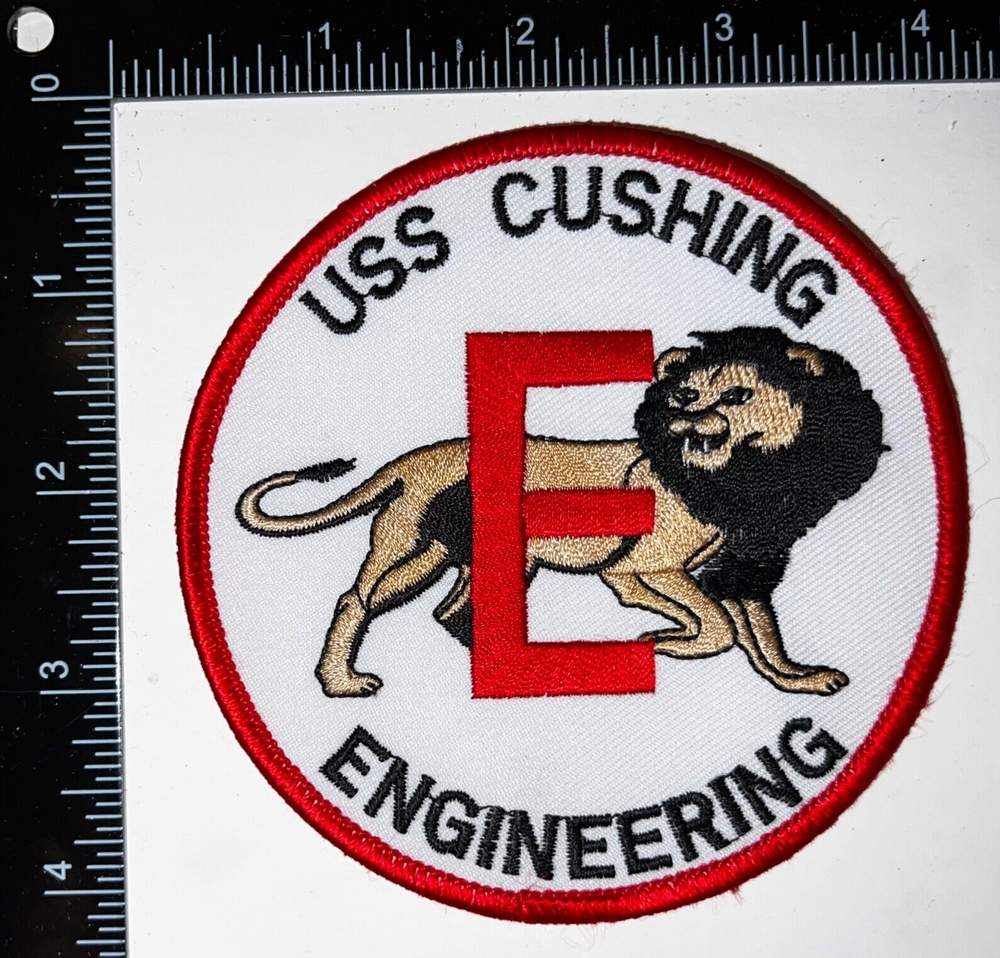 USN US Navy USS Cushing Engineering Patch