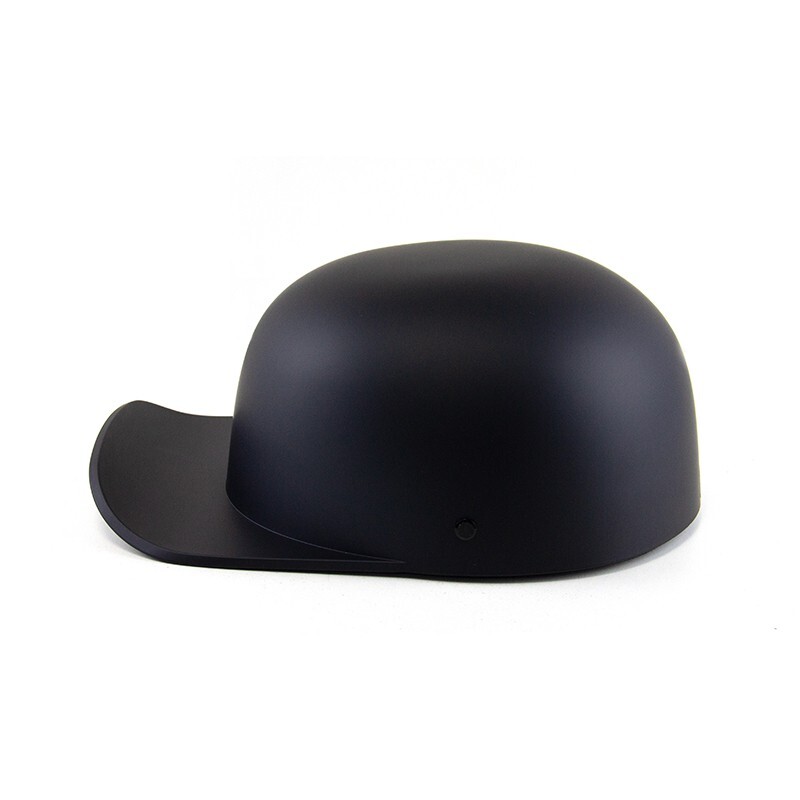 Retro Open Face Motorcycle Helmet Baseball Cap Hat With Mask Solid US