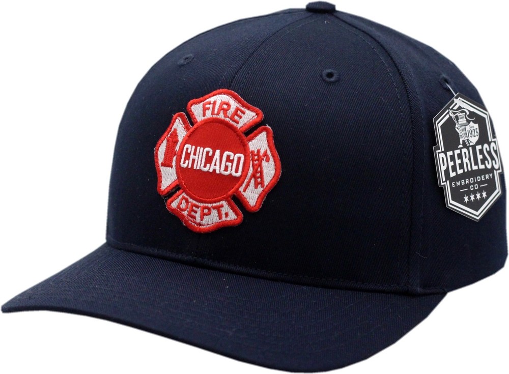 Chicago Fire Department Hat Maltese Patch Twill Adjustable