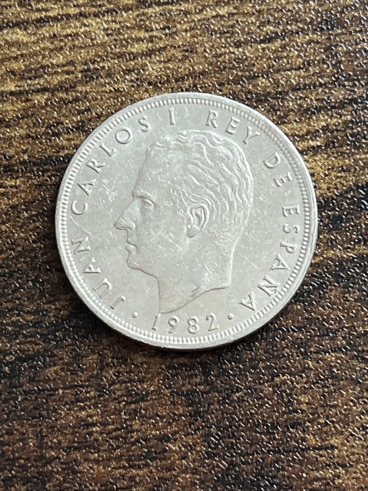 1982 Spain 5 Five Ptas Actual Coin TB2370*