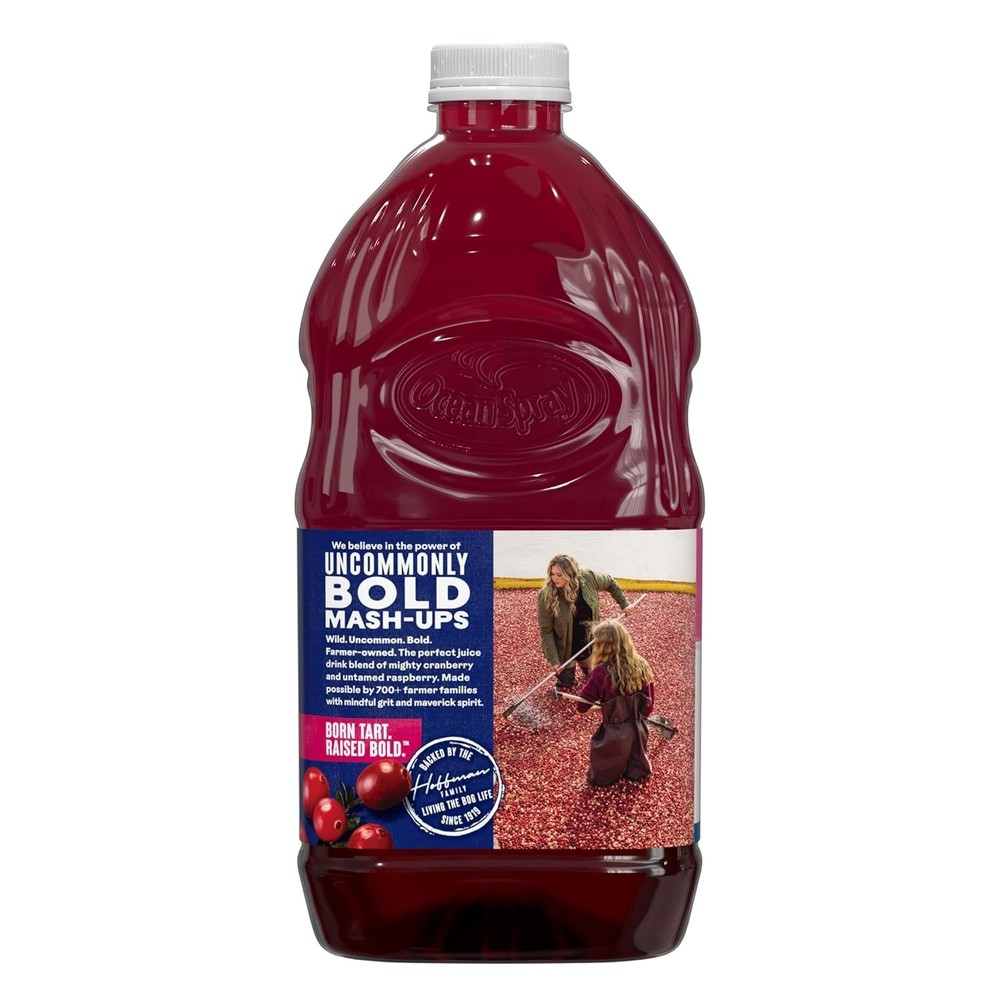 64 Fl Oz Cran-Raspberry Juice Drink - Refreshing, Nutritious, and Versatile