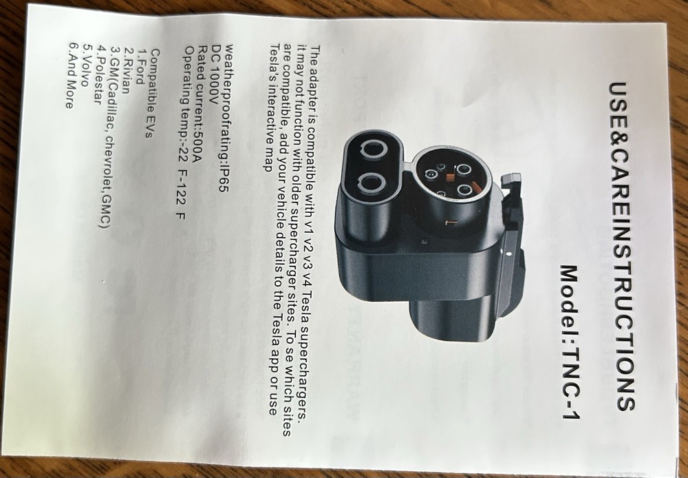 tesla nacs to ccs 1 adapter