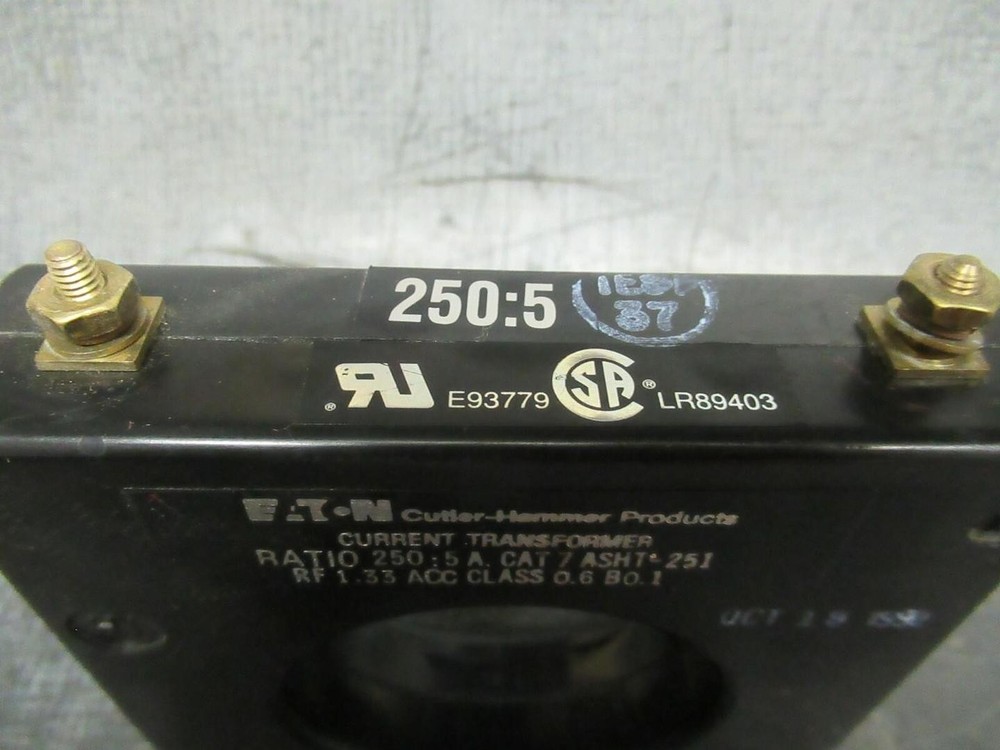 EATON CURRENT TRANSFORMER ASHT-251 250:5A