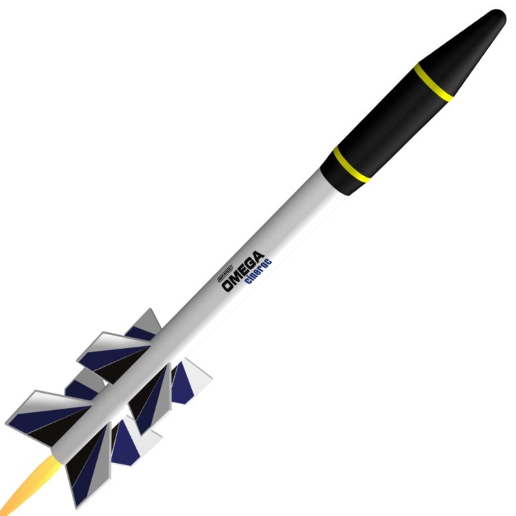 Semroc Flying Model Rocket Kit Omega  KV-64