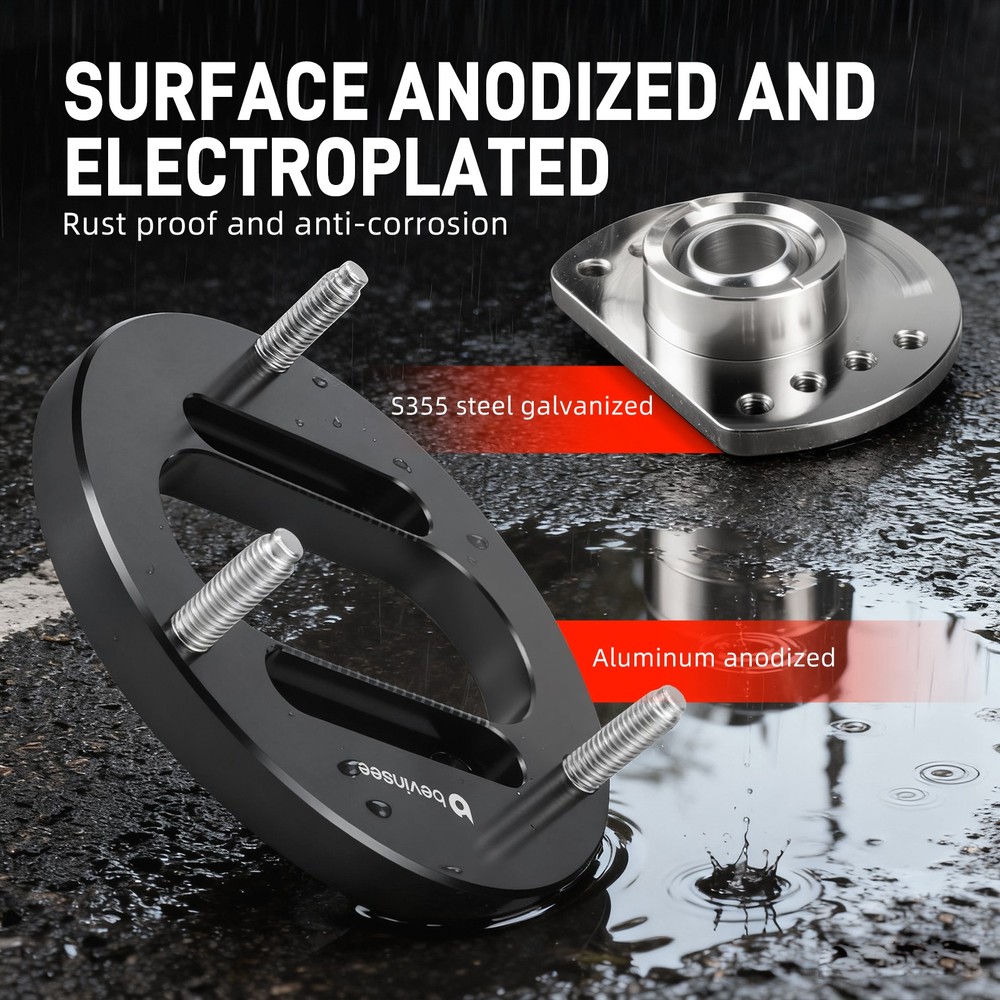 Adjustable Front Camber Caster Plates For BMW E81 E82 E87 E88 E90 E91 E92 E93 X1