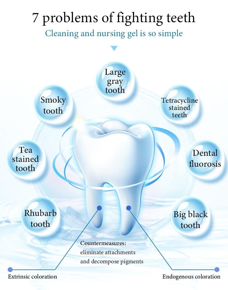 Portable Teeth Whitening Machine Bleaching Accelerator 6 LEDs Cold Light YS-TW-A