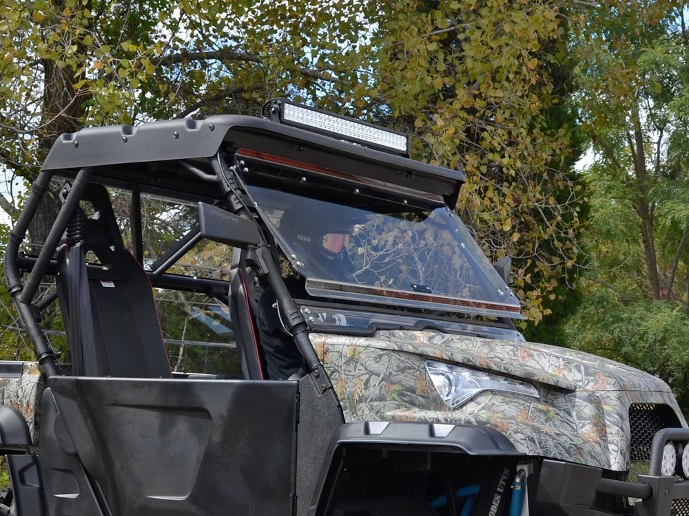SuperATV Odes Dominator X2 / X4 Scratch Resistant Flip Windshield (2015-2017)