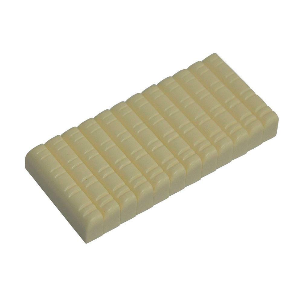 20pcs Mandolin 8-String Slotted Upper Nuts Plastic Ivory White