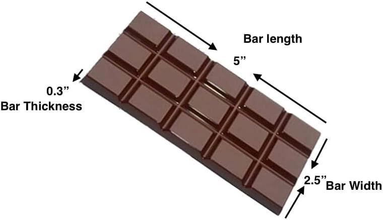 Chocolate Bar Making Mold | Polycarbonate | Hard Mold for Making Chocolate Bars