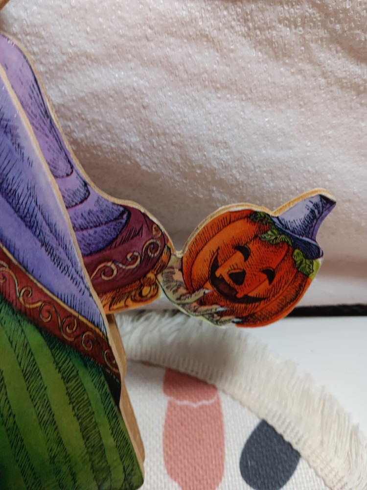 Vintage Fortune Teller Witch Pull Puppet!!