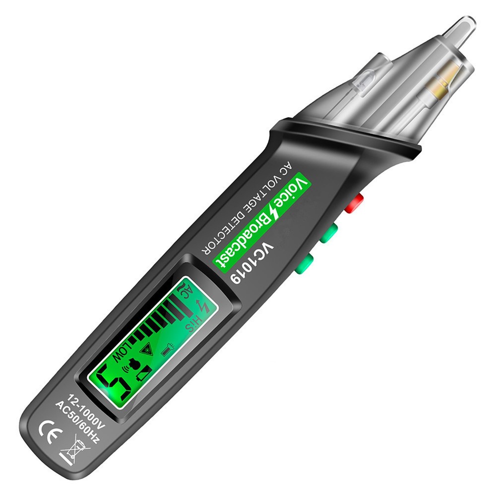 12-1000V Positioning Voltage Tester Electric Wire Detector Test Pen Tool
