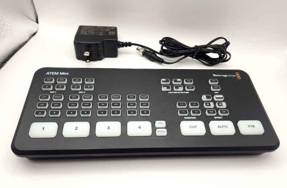 Blackmagic Design ATEM Mini HDMI Live Switcher + PSU Tested