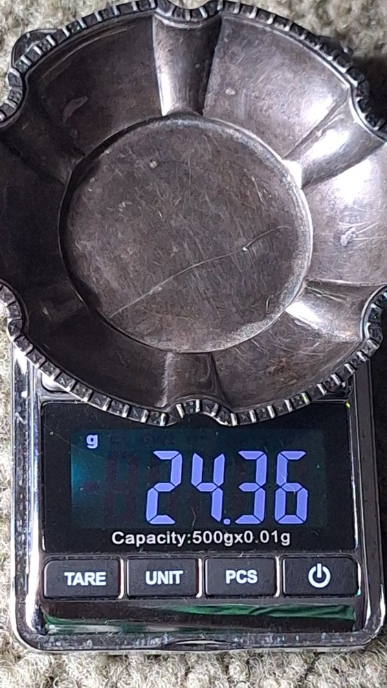 830 Silver Scrap Dish 24.36g
