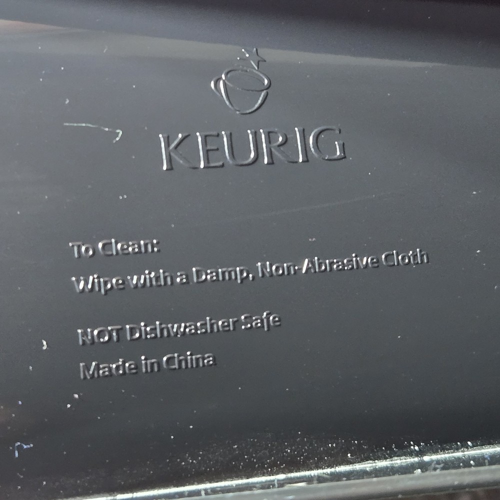 Keurig K Cup Pod Holder Slim Caddy Vertical Coffee Storage Dispenser Black CLEAN