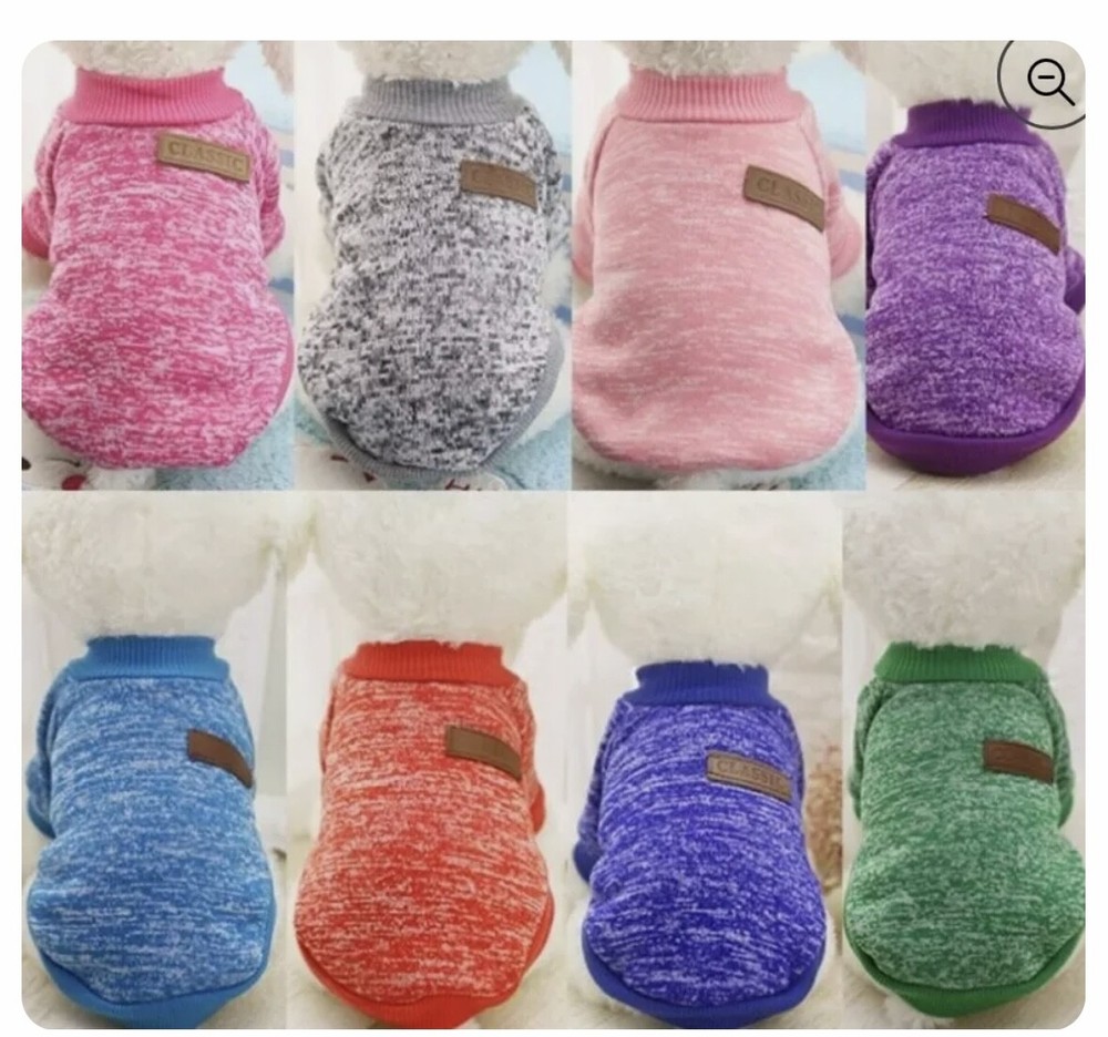 Classic Dog Sweaters Select Your Color