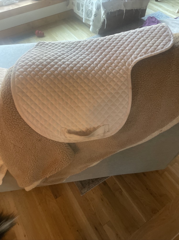 fleeceworks saddle pad