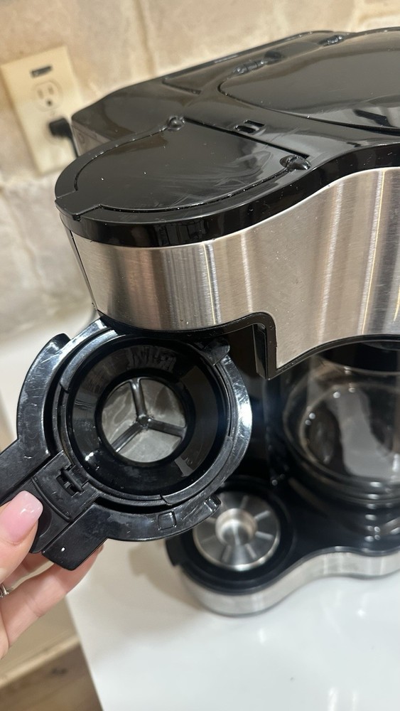 Hamilton Beach 49980A 12 Cup Filter Coffee Machine Black Silver Programmable Ca…