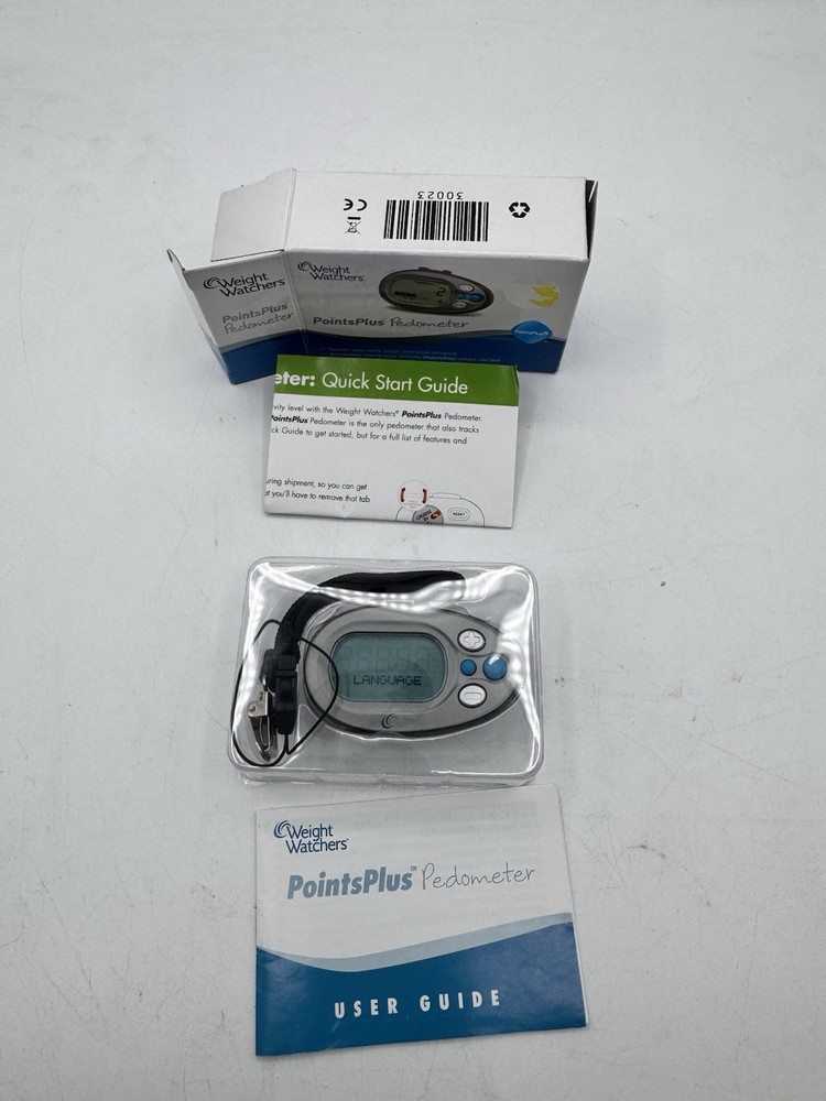 Weight Watchers Points Plus Pedometer, Walking Pedometer Open Box 30023 WORKING