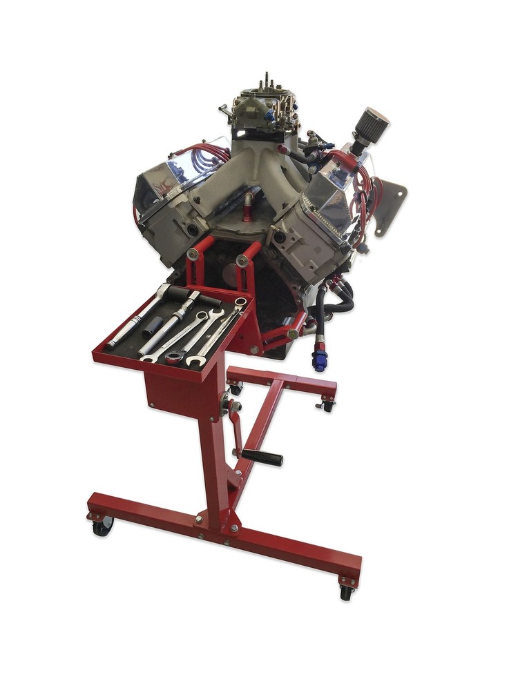 Jackco Professional 1000 lb. Capacity Rotating Engine Stand with Tool Tray, S...