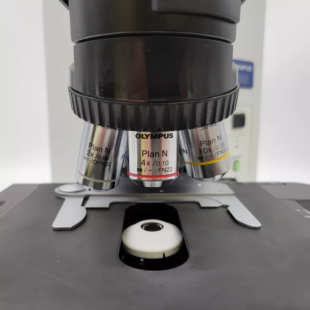 Olympus Microscope BX45 with 2x and Tilting Telescoping Head for Pathology/Mohs