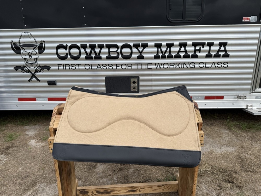 Cowboy Mafia Impact Protection Pad 32" Saddle Pad with Contoured Insert