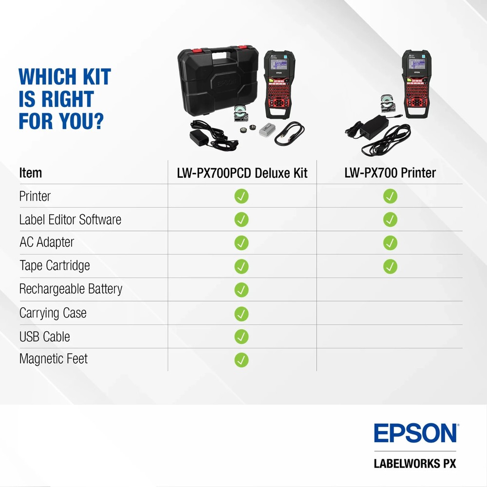 Epson LW-PX700PCD Industrial Label Maker