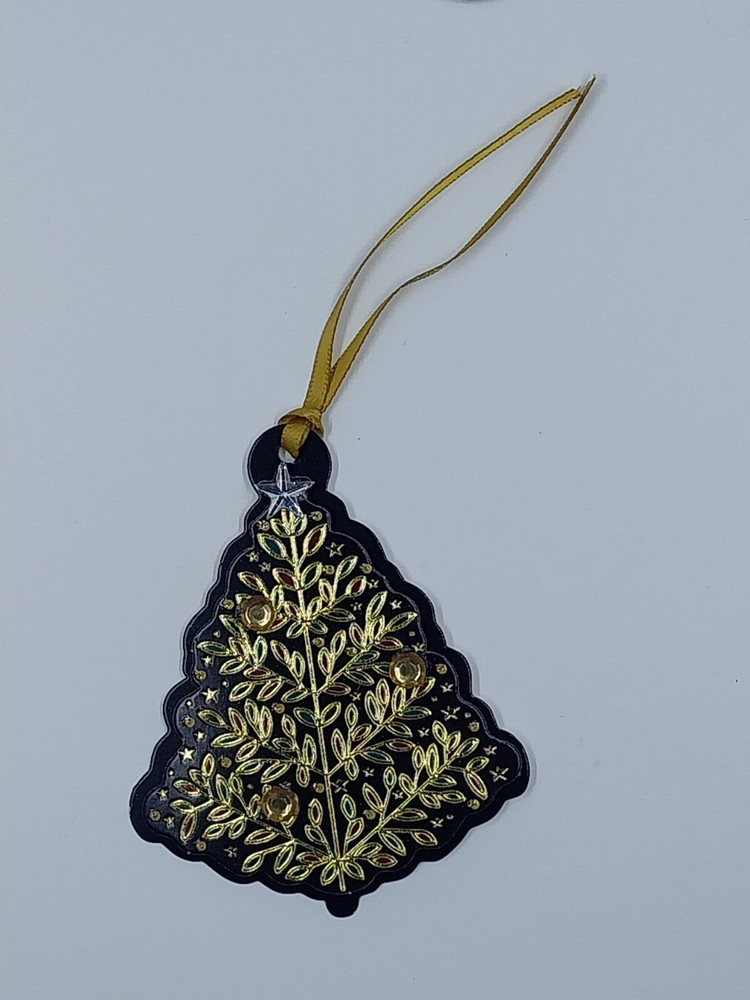 Green & Gold Christmas Gift Tag
