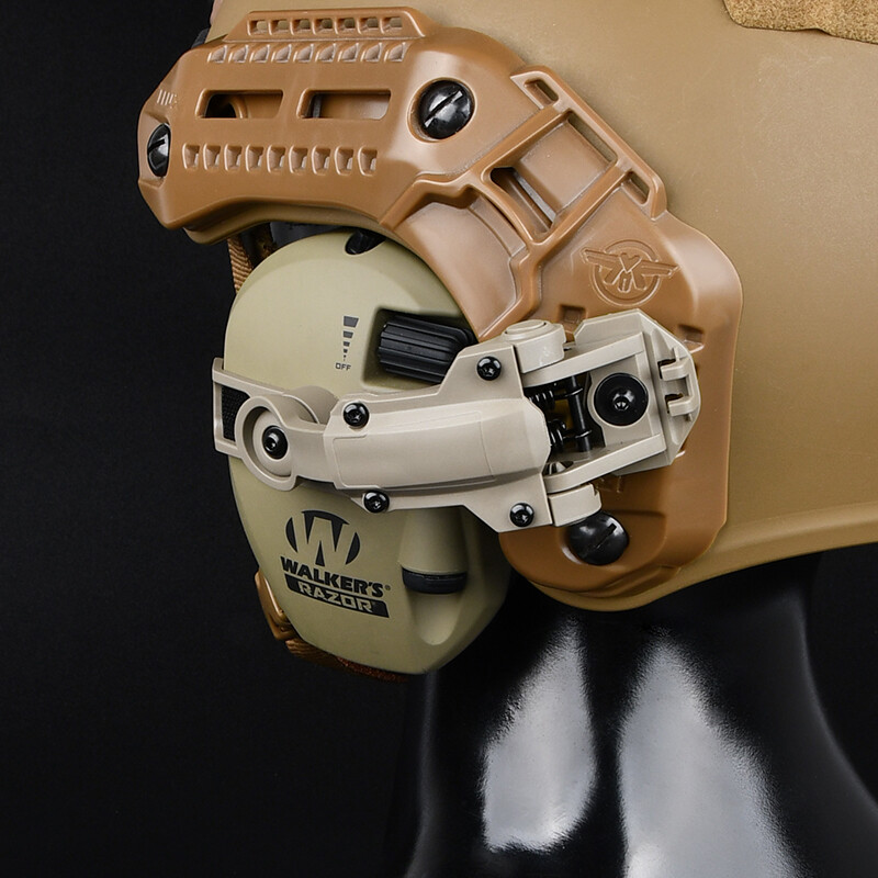 Tactical 360°Rotation Helmet Mount Adapter Headset Bracket FAST Wendy Helmets US