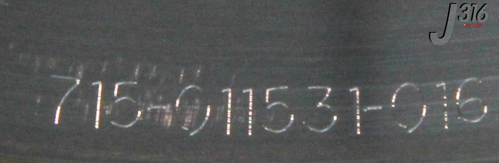 8770 LAM RESEARCH ELECTRODE ALUMINIUM ANODIZED DEGREASE 715-011531-016