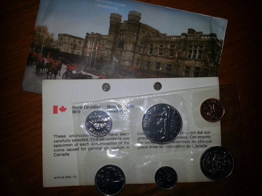 1978 Canada Voyageur Proof Like Mint 6 Coin Set