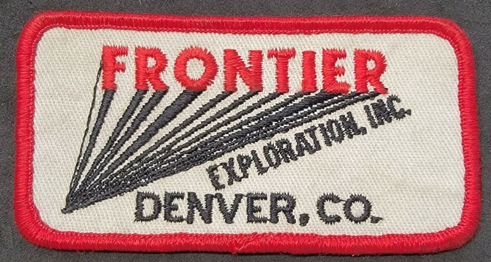 VINTAGE FRONTIER DENVER COLORADO PATCH (USED CONDITION)