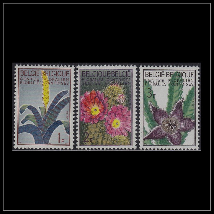 Belgium 1965 (1315-1317) Flowers