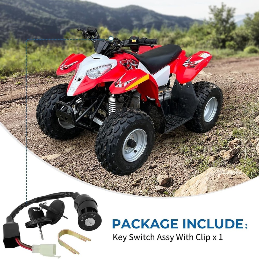 Ignition Key Switch Replacement 0453417 For Polaris Predator 50 2004-2007 Model